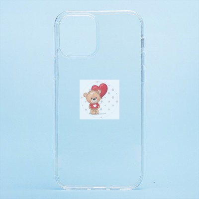 Чехол-накладка для Apple iPhone 14 (прозрачный) Activ ASC-101 Puffy 0.9мм