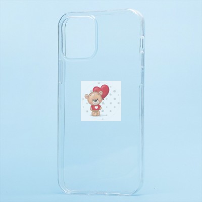 Чехол-накладка для Apple iPhone 14 (прозрачный) Activ ASC-101 Puffy 0.9мм