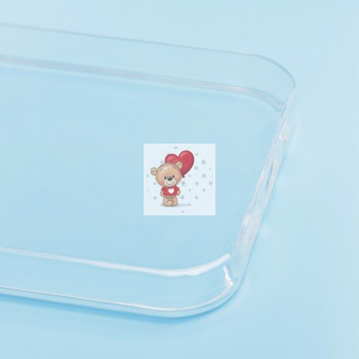 Чехол-накладка для Apple iPhone 14 (прозрачный) Activ ASC-101 Puffy 0.9мм