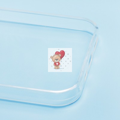 Чехол-накладка для Apple iPhone 14 (прозрачный) Activ ASC-101 Puffy 0.9мм