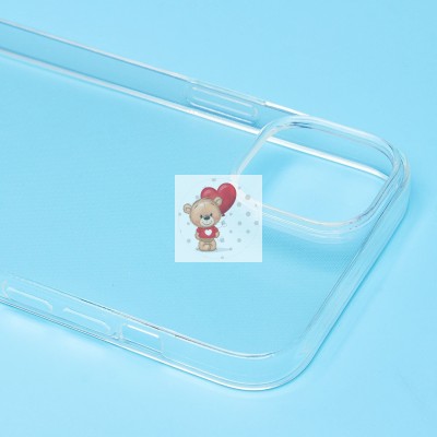 Чехол-накладка для Apple iPhone 15 Plus (прозрачный) Activ ASC-101 Puffy 0.9мм