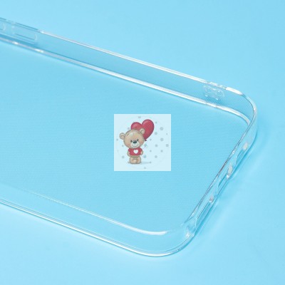 Чехол-накладка для Apple iPhone 15 Plus (прозрачный) Activ ASC-101 Puffy 0.9мм