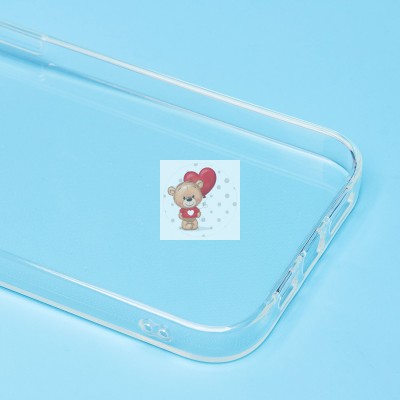 Чехол-накладка для Apple iPhone 15 Plus (прозрачный) Activ ASC-101 Puffy 0.9мм