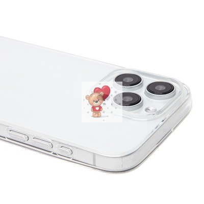 Чехол-накладка для Apple iPhone 15 Pro Max (прозрачный) Activ ASC-101 Puffy 0.9мм