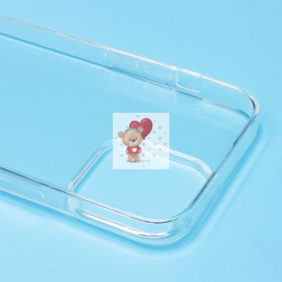 Чехол-накладка для Apple iPhone 15 Pro Max (прозрачный) Activ ASC-101 Puffy 0.9мм