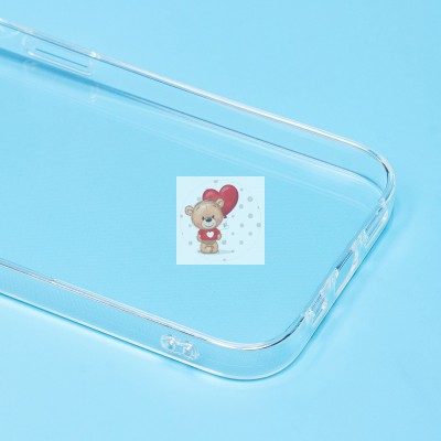 Чехол-накладка для Apple iPhone 15 (прозрачный) Activ ASC-101 Puffy 0.9мм