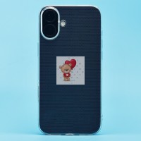 Чехол-накладка для Apple iPhone 16 Plus (прозрачный) Activ ASC-101 Puffy 0.9мм