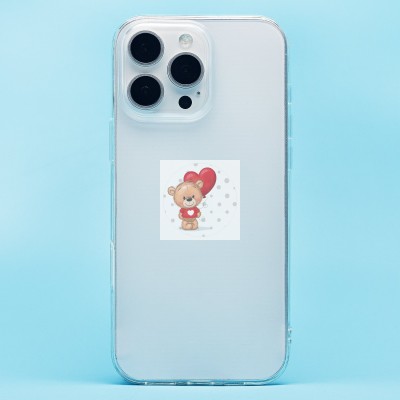 Чехол-накладка для Apple iPhone 16 Pro Max (прозрачный) Activ ASC-101 Puffy 0.9мм