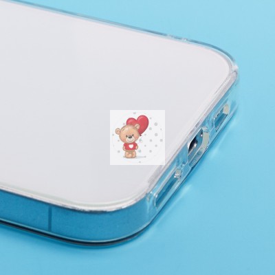 Чехол-накладка для Apple iPhone 16 Pro Max (прозрачный) Activ ASC-101 Puffy 0.9мм