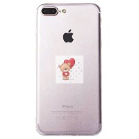 Чехол-накладка для Apple iPhone 7 Plus (прозрачный) Activ ASC-101 Puffy 0.9мм