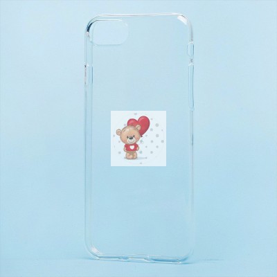 Чехол-накладка для Apple iPhone 7 (прозрачный) Activ ASC-101 Puffy 0.9мм