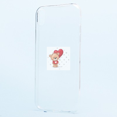 Чехол-накладка для Apple iPhone XR (прозрачный) Activ ASC-101 Puffy 0.9мм