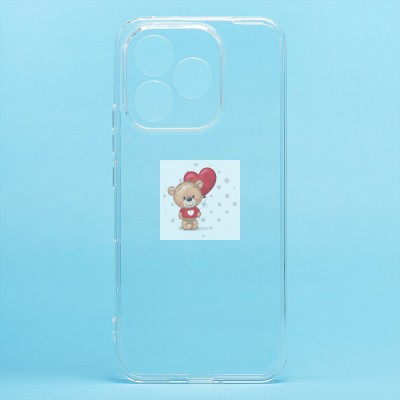 Чехол-накладка для Honor 400 Lite (прозрачный) Activ ASC-101 Puffy 0.9мм