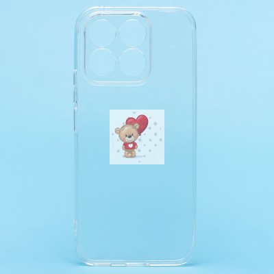 Чехол-накладка для Honor X8b (прозрачный) Activ ASC-101 Puffy 0.9мм