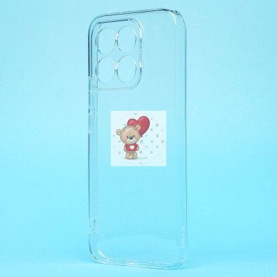 Чехол-накладка для Honor X8c (прозрачный) Activ ASC-101 Puffy 0.9мм