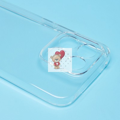 Чехол-накладка для Honor X8c (прозрачный) Activ ASC-101 Puffy 0.9мм