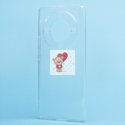 Чехол-накладка для Huawei Honor X9a (прозрачный) Activ ASC-101 Puffy 0.9мм