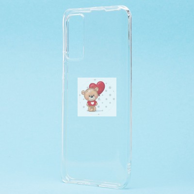 Чехол-накладка для Huawei Honor 30 (прозрачный) Activ ASC-101 Puffy 0.9мм