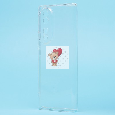 Чехол-накладка для Huawei Honor 70 5G (прозрачный) Activ ASC-101 Puffy 0.9мм