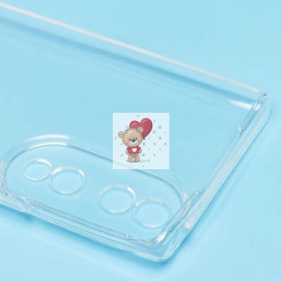 Чехол-накладка для Huawei Honor 70 5G (прозрачный) Activ ASC-101 Puffy 0.9мм