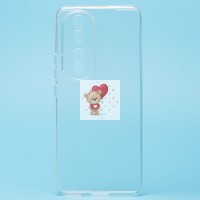 Чехол-накладка для Huawei Honor 70 Pro + (прозрачный) Activ ASC-101 Puffy 0.9мм Чехол-накладка для Huawei Honor 70 Pro + (прозрачный) Activ ASC-101 Puffy 0.9мм