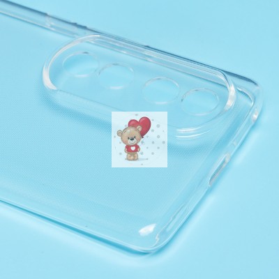 Чехол-накладка для Huawei Honor 70 Pro + (прозрачный) Activ ASC-101 Puffy 0.9мм