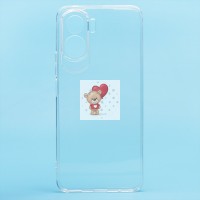 Чехол-накладка для Huawei Honor 90 lite (прозрачный) Activ ASC-101 Puffy 0.9мм