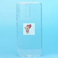 Чехол-накладка для Huawei Honor X7a (прозрачный) Activ ASC-101 Puffy 0.9мм