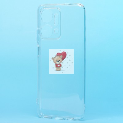 Чехол-накладка для Huawei Honor X7a (прозрачный) Activ ASC-101 Puffy 0.9мм