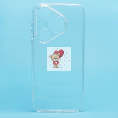 Чехол-накладка для Huawei Pura 70 Global (прозрачный) Activ ASC-101 Puffy 0.9мм