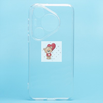 Чехол-накладка для Huawei Pura 70 Pro Global (прозрачный) Activ ASC-101 Puffy 0.9мм