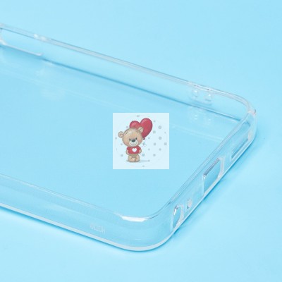 Чехол-накладка для Infinix HOT 30i (прозрачный) Activ ASC-101 Puffy 0.9мм