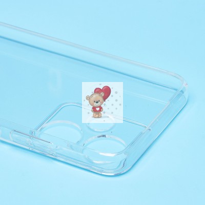 Чехол-накладка для Infinix HOT 30i (прозрачный) Activ ASC-101 Puffy 0.9мм