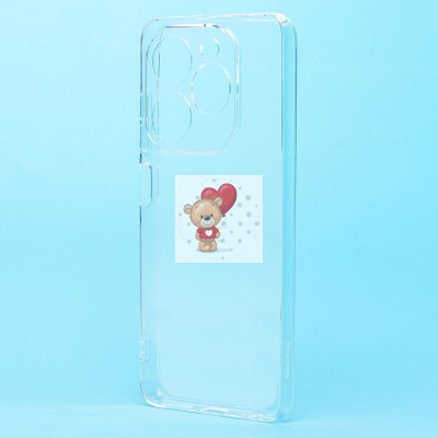 Чехол-накладка для Infinix HOT 40i (прозрачный) Activ ASC-101 Puffy 0.9мм Чехол-накладка для Infinix HOT 40i (прозрачный) Activ ASC-101 Puffy 0.9мм