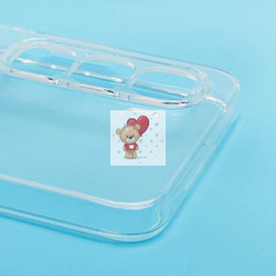 Чехол-накладка для Infinix Hot 50 4G (прозрачный) Activ ASC-101 Puffy 0.9мм