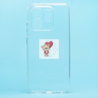 Чехол-накладка для Infinix Hot 50i (прозрачный) Activ ASC-101 Puffy 0.9мм