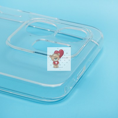 Чехол-накладка для Infinix Hot 50i (прозрачный) Activ ASC-101 Puffy 0.9мм