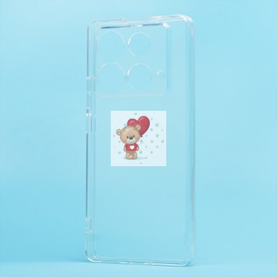 Чехол-накладка для Infinix Note 40 5G (прозрачный) Activ ASC-101 Puffy 0.9мм Чехол-накладка для Infinix Note 40 5G (прозрачный) Activ ASC-101 Puffy 0.9мм