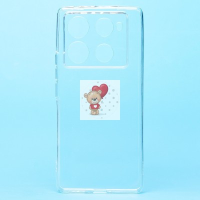 Чехол-накладка для Infinix Note 40 Pro 4G (прозрачный) Activ ASC-101 Puffy 0.9мм Чехол-накладка для Infinix Note 40 Pro 4G (прозрачный) Activ ASC-101 Puffy 0.9мм