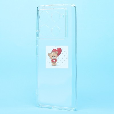 Чехол-накладка для Infinix Note 40 Pro 4G (прозрачный) Activ ASC-101 Puffy 0.9мм Чехол-накладка для Infinix Note 40 Pro 4G (прозрачный) Activ ASC-101 Puffy 0.9мм