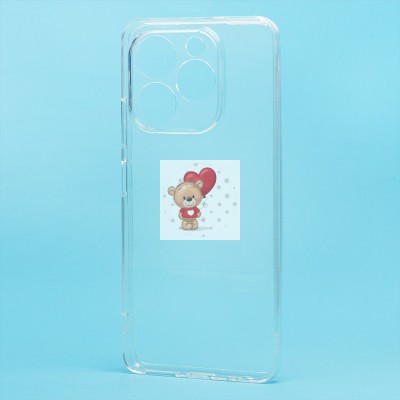 Чехол-накладка для Infinix Note 40X 5G (прозрачный) Activ ASC-101 Puffy 0.9мм Чехол-накладка для Infinix Note 40X 5G (прозрачный) Activ ASC-101 Puffy 0.9мм