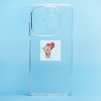 Чехол-накладка для Infinix Smart 8 Pro (прозрачный) Activ ASC-101 Puffy 0.9мм Чехол-накладка для Infinix Smart 8 Pro (прозрачный) Activ ASC-101 Puffy 0.9мм