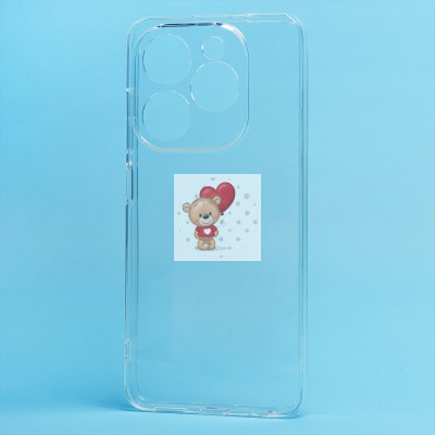 Чехол-накладка для Infinix Smart 8 Pro (прозрачный) Activ ASC-101 Puffy 0.9мм Чехол-накладка для Infinix Smart 8 Pro (прозрачный) Activ ASC-101 Puffy 0.9мм