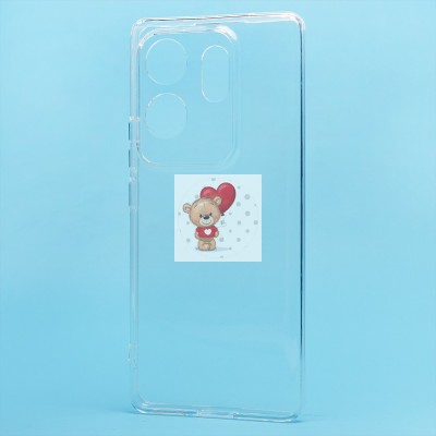 Чехол-накладка для Infinix Zero 30 4G (прозрачный) Activ ASC-101 Puffy 0.9мм Чехол-накладка для Infinix Zero 30 4G (прозрачный) Activ ASC-101 Puffy 0.9мм