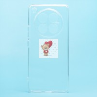 Чехол-накладка для Infinix Zero 40 5G (прозрачный) Activ ASC-101 Puffy 0.9мм