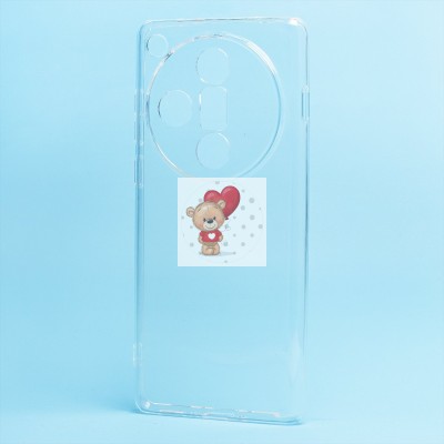 Чехол-накладка для OPPO Find X7 (прозрачный) Activ ASC-101 Puffy 0.9мм