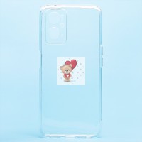 Чехол-накладка для OPPO realme 9i (прозрачный) Activ ASC-101 Puffy 0.9мм