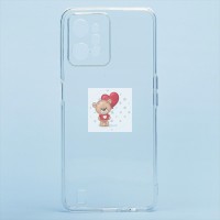 Чехол-накладка для OPPO realme C31 (прозрачный) Activ ASC-101 Puffy 0.9мм