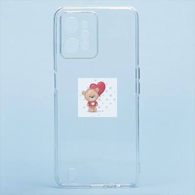 Чехол-накладка для OPPO realme C31 (прозрачный) Activ ASC-101 Puffy 0.9мм