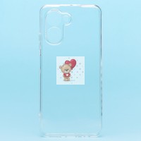 Чехол-накладка для OPPO realme C33 (прозрачный) Activ ASC-101 Puffy 0.9мм